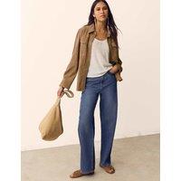 Per Una Suede Long Sleeve Shacket Latte