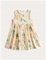 Cotton Rich Island Print Woven Dress (2-10 Yrs)