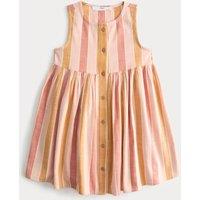 M&S Cotton Rich Woven Striped Dress (2-10 Yrs) Multi