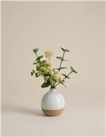M&S Artificial Dried Arrangement in Ceramic Pot Green