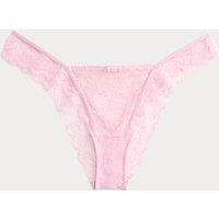 M&S Ida Lace High Waisted Miami Knickers Pink Sorbet