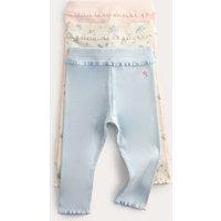 M&S 3 Pack Cotton Rich Printed Leggings (0-5 Yrs) Multi