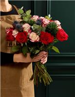 Sweet Rose & Eryngium Bouquet