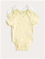 3 Pack Cotton Rich Bodysuits (6lbs-3 Yrs)