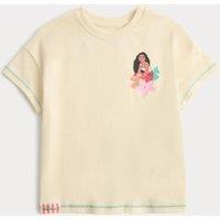 M&S Pure Cotton Moana T-Shirt (2-8 Yrs) Ivory