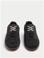Suede Lace Up Trainers