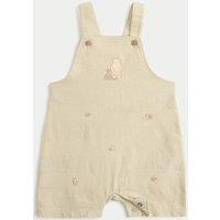 M&S Winnie The Pooh & Friends Bibshorts (7lbs-12 Mths) Green