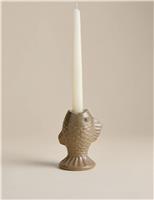 Fish Ceramic Dinner Candle Holder