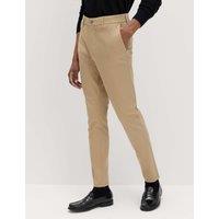 M&S Skinny Fit Stretch Chinos Fawn