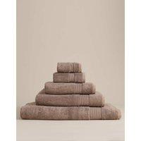 M&S Egyptian Cotton Towel Mink