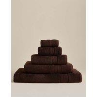 M&S Egyptian Cotton Towel Chocolate