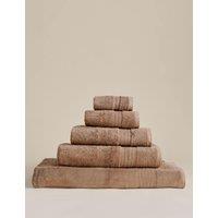 M&S Egyptian Cotton Towel Caramel