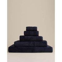 M&S Egyptian Cotton Towel Navy