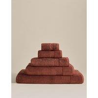 M&S Egyptian Cotton Towel Chestnut
