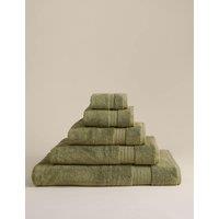 M&S Egyptian Cotton Towel Fern