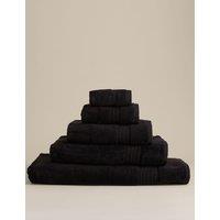 M&S Egyptian Cotton Towel Black