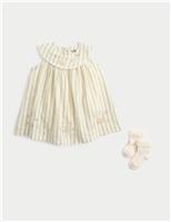 2 Piece Winnie The Pooh Dress with Socks (0-24 Mths)