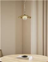 Ombre Glass Flower Pendant Light