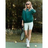 Goodmove Essential High Waisted Fitted Shorts Vanilla