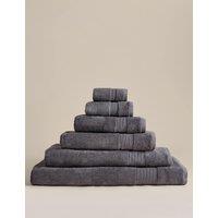 M&S Egyptian Cotton Towel Charcoal