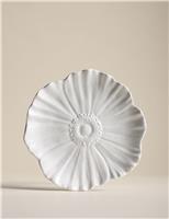 M&S Floral Side Plate White