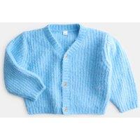 M&S Knitted Cardigan (0-5 Yrs) Blue