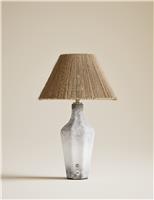 Rechargeable Ceramic Base Jute Table Lamp