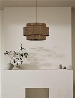 Rattan 3 Tiered Easy Fit Shade