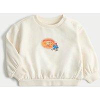 M&S Cotton Rich Paddington Sweater (0 Mths-3 Yrs) Cream Mix