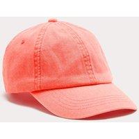 M&S Kids' Pure Cotton Baseball Cap (1-13 Yrs) Coral