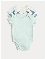 3 Pack Pure Cotton Nautical Bodysuits (6lbs-3 Yrs)