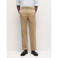 M&S Regular Fit Stretch Chinos Fawn
