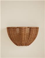 Wicker Wall Light
