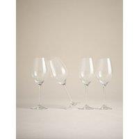 M&S Set of 4 Maxim White Wine Glasses Clear