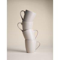 M&S Set of Four Everyday Mugs Natural