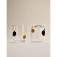 M&S Set of 2 Dot Tumblers Multi