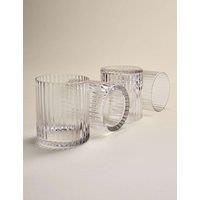 M&S Set of 4 Celine Ribbed Tumblers