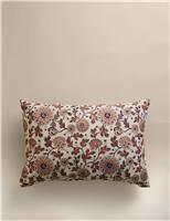 Cotton Rich Floral Bolster Cushion