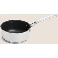 M&S Stainless Steel 14cm Milk Pan Silver