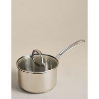 M&S Stainless Steel 16cm Saucepan Silver