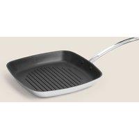 M&S Stainless Steel Grill Pan Silver
