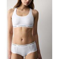 Autograph Lille Supima Cotton Low Rise Shorts White