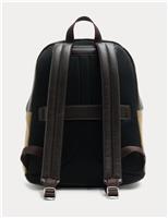 M&S Textured Twill Mix Backpack Toffee