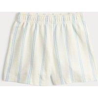 M&S Pure Cotton Striped Shorts (2-8 Yrs) Light Cream