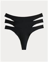 3 pack Body Invisibles No VPL Dipped Thongs