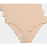 Body by M&S 3 pack Body Invisibles No VPL Brazilian Knickers Opal