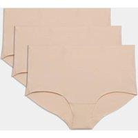 Body by M&S 3 pack Body Invisibles No VPL High Rise Knicker Shorts Opal