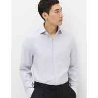 M&S SARTORIAL Regular Fit Pure Egyptian Cotton Poplin Shirt White Mix
