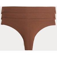 Body by M&S 3 pack Body Invisibles No VPL Thongs Jasper