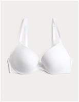 Body by M&S Body Invisibles Wired Push Up Plunge Bra (A-E) Opal